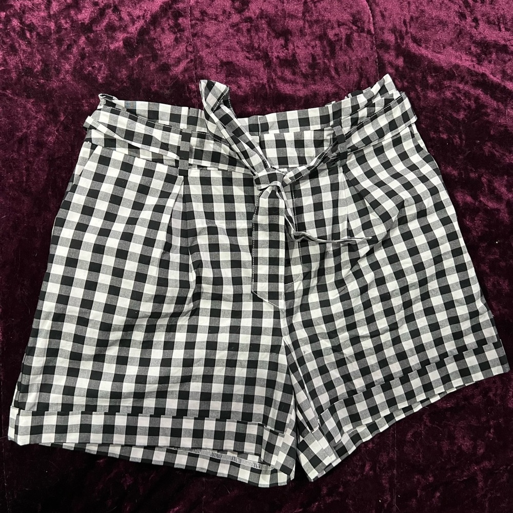 Womens plaid shorts